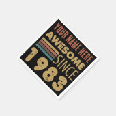 Geweldige sinds 1983 40e verjaardag servet (Hoek)