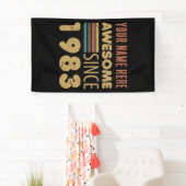 Geweldige sinds 1983 40e verjaardag spandoek (Insitu)