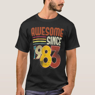 Geweldige sinds 1983 40e verjaardag, Vintage van d T-shirt