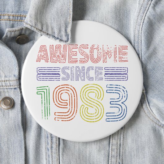 Geweldige sinds 1983 Button (In situ)