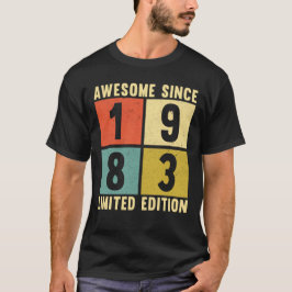 Geweldige sinds 1983 Limited Edition 41th Birthday T-shirt