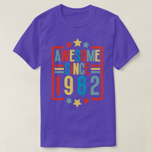 Geweldige sinds 1983 t-shirt (Design voorkant)