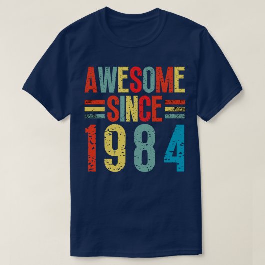 Geweldige sinds 1984 16 t-shirt (Design voorkant)