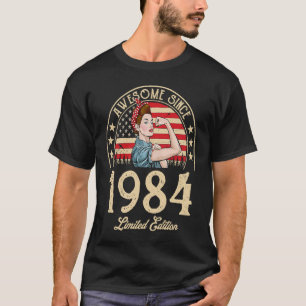 Geweldige sinds 1984 1984 38e verjaardag 38 Y T-shirt