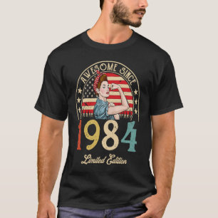 Geweldige sinds 1984 1984 38e verjaardag 38 Y T-shirt