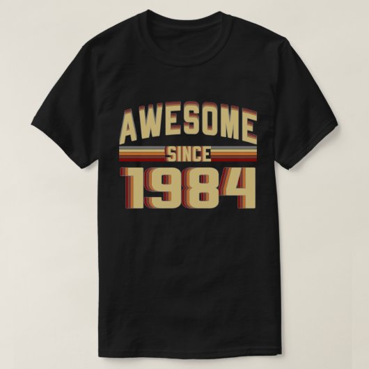 Geweldige sinds 1984  35 jaar oud t-shirt (Design voorkant)