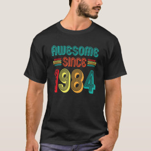 Geweldige sinds 1984 38 jaar oud 38e Geboorte T-shirt