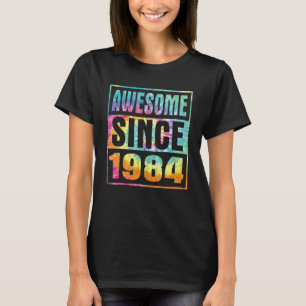 Geweldige sinds 1984 38 jaar oud 38e Stropdas op d T-shirt