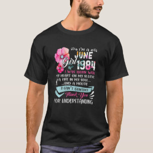 Geweldige sinds 1984 38e Verjaardag Ik ben een Jun T-shirt