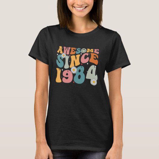 Geweldige sinds 1984 39e geboortedag, herroeping g t-shirt (Voorkant)