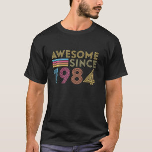 Geweldige sinds 1984 40 Jaar Oud 40e Verjaardag 40 T-shirt