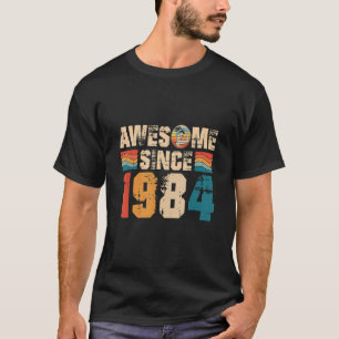 Geweldige sinds 1984 Retro 38e verjaardag 38 jaar  T-shirt