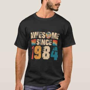 Geweldige sinds 1984 Retro 38e verjaardag 38 jaar T-shirt