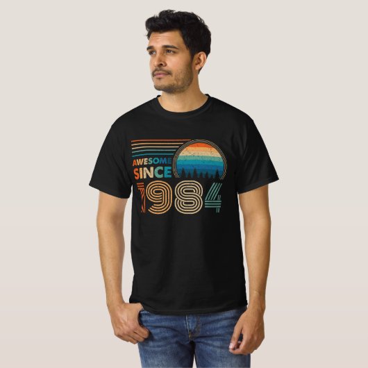 Geweldige sinds 1984 t-shirt (Voorkant volledig)