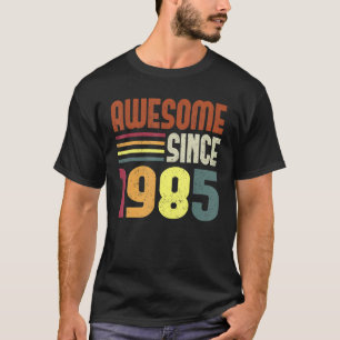 Geweldige sinds 1985 38e verjaardag Retro Vintage T-shirt