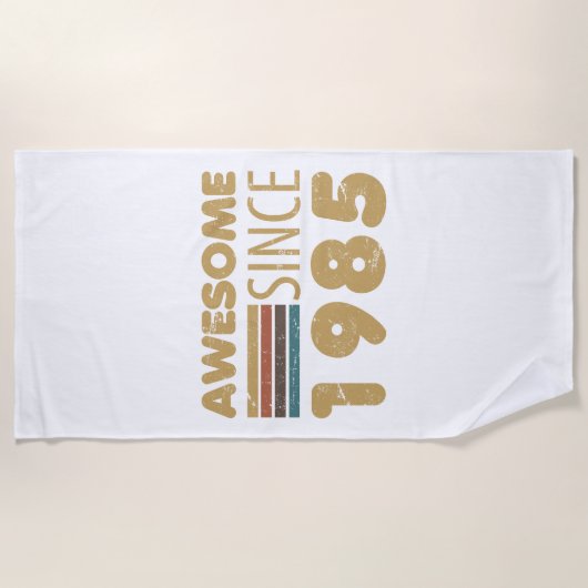 Geweldige sinds 1985 40e verjaardag strandlaken (Voorkant)