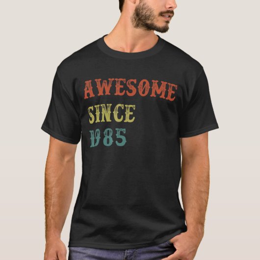 Geweldige sinds 1985 thuiskomst t-shirt (Voorkant)