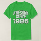 Geweldige sinds 19861 t-shirt (Design voorkant)