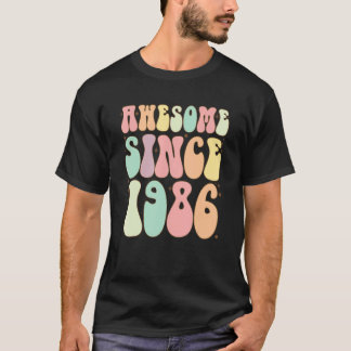 Geweldige sinds 1986 36 jaar t-shirt