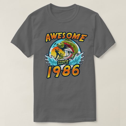 Geweldige sinds 1986 t-shirt (Design voorkant)