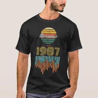 Geweldige sinds 1987  33ste verjaardag t-shirt