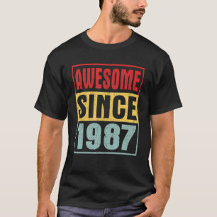 Geweldige sinds 1987 35th Birthda T-shirt