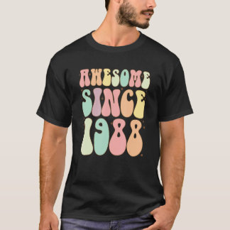 Geweldige sinds 1988 34 jaar t-shirt