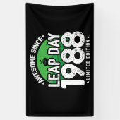 Geweldige sinds 1988 schrikkeljaardag feb 29 Verja Spandoek (Verticaal)