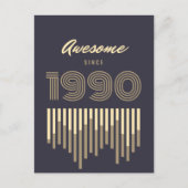 Geweldige sinds 1990: Birthday Gift Feestdagenkaart (Voorkant)