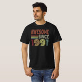 Geweldige sinds 1990 Retro geboren in 1990 T-shirt (Voorkant volledig)