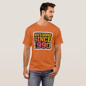 GEWELDIGE SINDS 1990 - Retro Gradient T-shirt (Voorkant volledig)