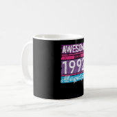 Geweldige sinds 1992: Birthday Gift Koffiemok (Voorkant links)