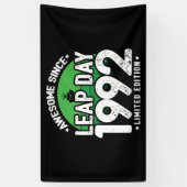 Geweldige sinds 1992 schrikkeljaar dag feb 29 Verj Spandoek (Verticaal)