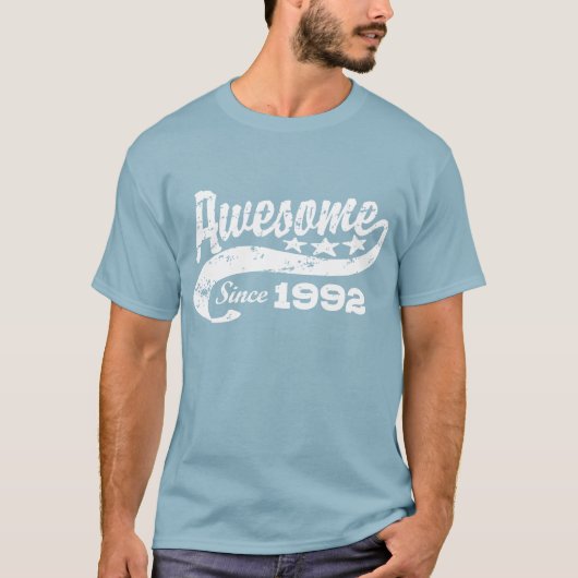 Geweldige sinds 1992 t-shirt (Voorkant)