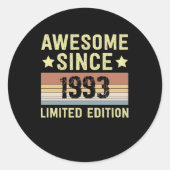 Geweldige sinds 1993 ronde sticker (Voorkant)