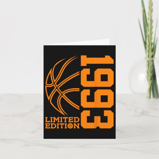 Geweldige sinds 1993 Verjaardag Bysketbyll Limited Kaart (Voorkant)