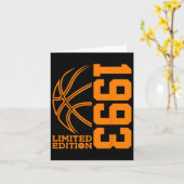 Geweldige sinds 1993 Verjaardag Bysketbyll Limited Kaart (Gele Bloem)