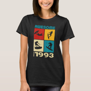 Geweldige sinds 1993 Wakeboard lifestyle 1 T-shirt