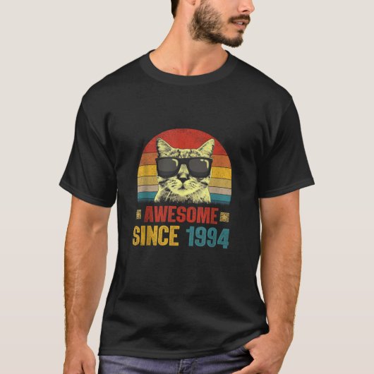 Geweldige sinds 1994 30e verjaardagscadeaus Cat Lo T-shirt (Voorkant)