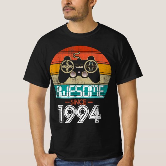 Geweldige sinds 1994,  Retro 1994 Game, Happ T-shirt (Voorkant)