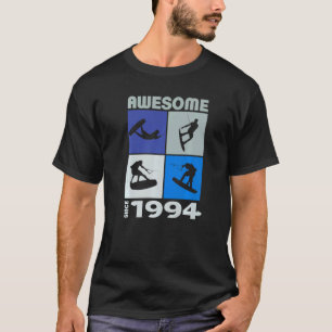 Geweldige sinds 1994 Wakeboard lifestyle T-shirt