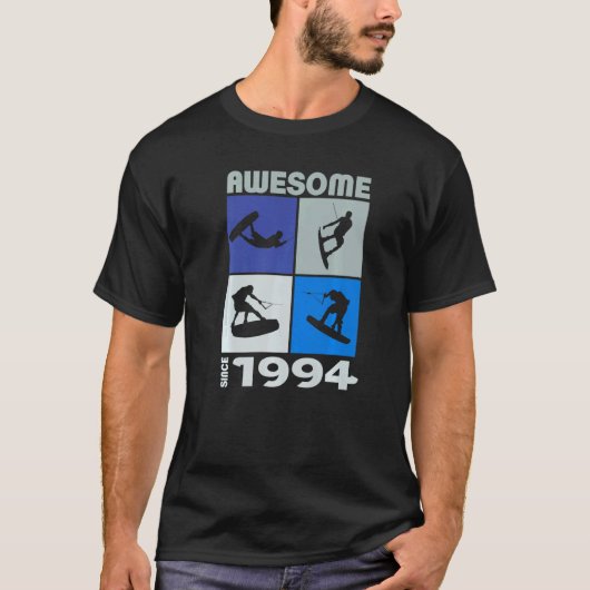 Geweldige sinds 1994 Wakeboard lifestyle T-shirt (Voorkant)
