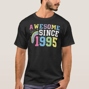 Geweldige sinds 1995 28e verjaardag vrouwen t-shirt