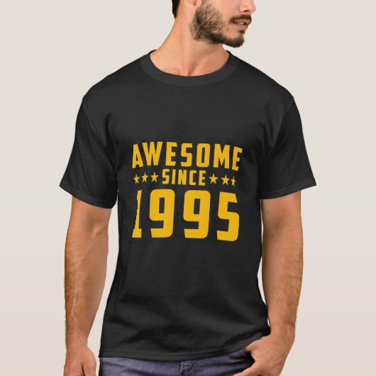 Geweldige sinds 1995 t-shirt (Voorkant)