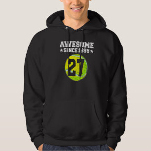 Geweldige sinds 1995 Tennis 27e verjaardag 27 jaar Hoodie