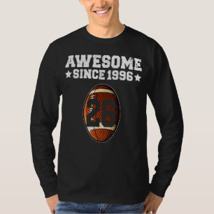 Geweldige sinds 1996 Football 26e verjaardag 26 ja T-shirt