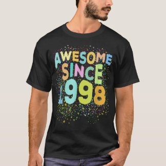Geweldige sinds 1998 Funny Retro 24 jaar oud 24th  T-shirt
