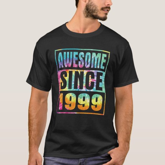 Geweldige sinds 1999 23 jaar oud 23e Stropdas T-shirt (Voorkant)