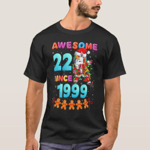 Geweldige sinds 1999: Dabbing Unicorn 22th Birthda T-shirt