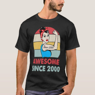 Geweldige sinds 2000 23 jaar oud 23 jaar oud t-shirt